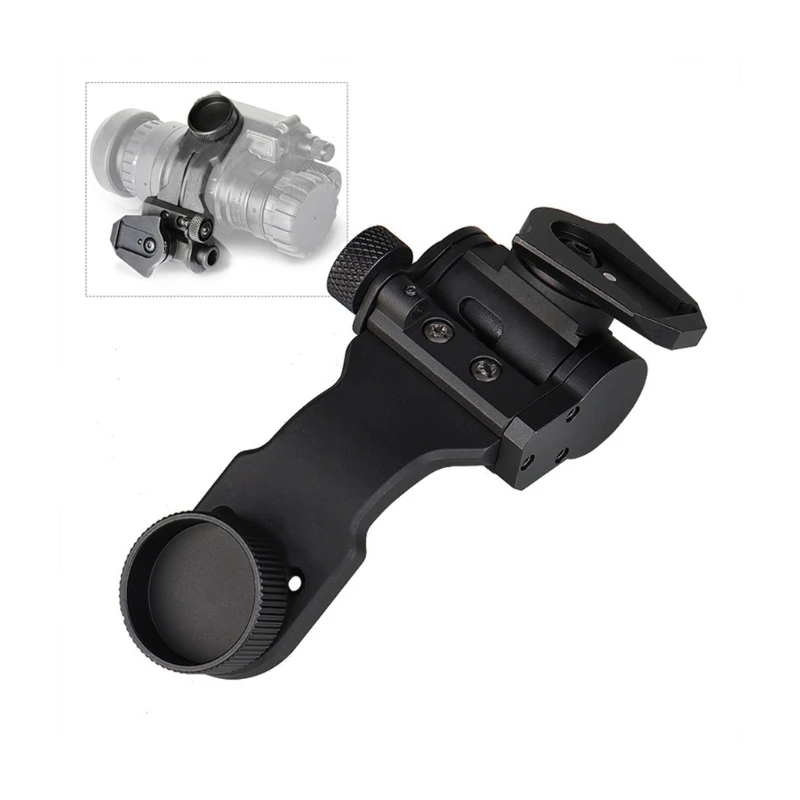 

J Arm Aluminum Alloys Adapter Dovetail J Arm Bracket Binocular Bridge for Night Visible Mount and Helmets Adapter