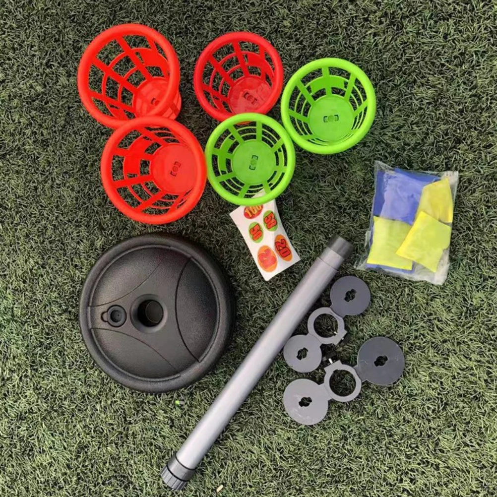 

Bag Shot Stand Kids Toys Toss Holder Outdoor Precision Basket Educational Plaything Tower Game