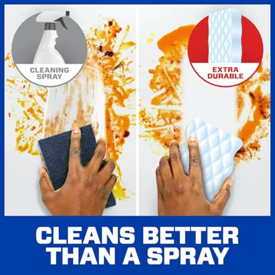 Esponja de borracha mágica, limpador multiuso para cozinha, banheiro, chuveiro, forno, suprimentos de limpeza, pacote variado com 1 ultra grosso 2 ul