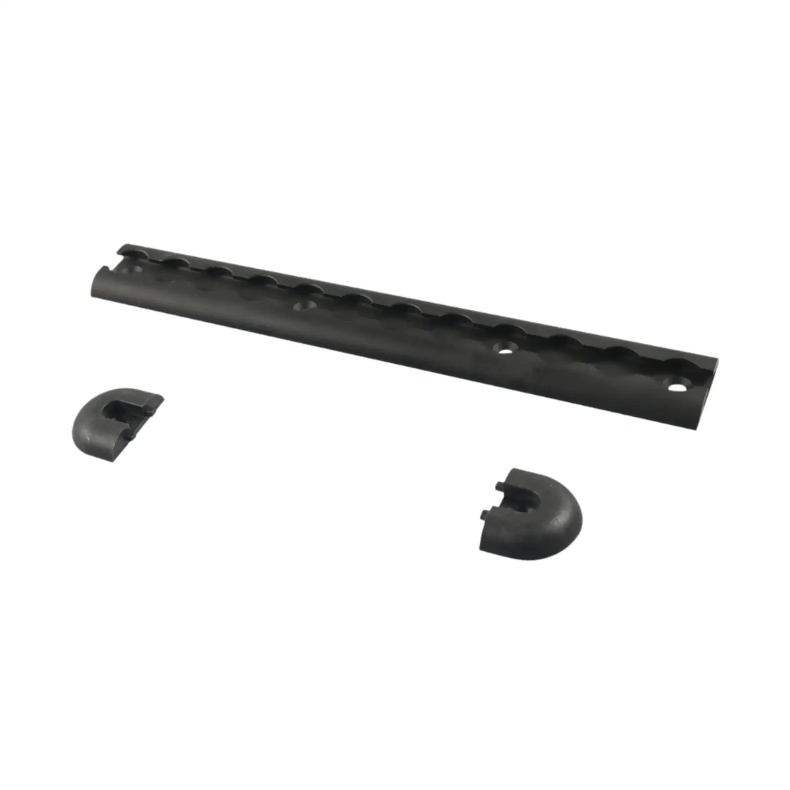Cargo Control L Track Secure Loads Black Multipurpose Trailer Tie Down Rail for Enclosed Trailers Wear Resistant Sturdy