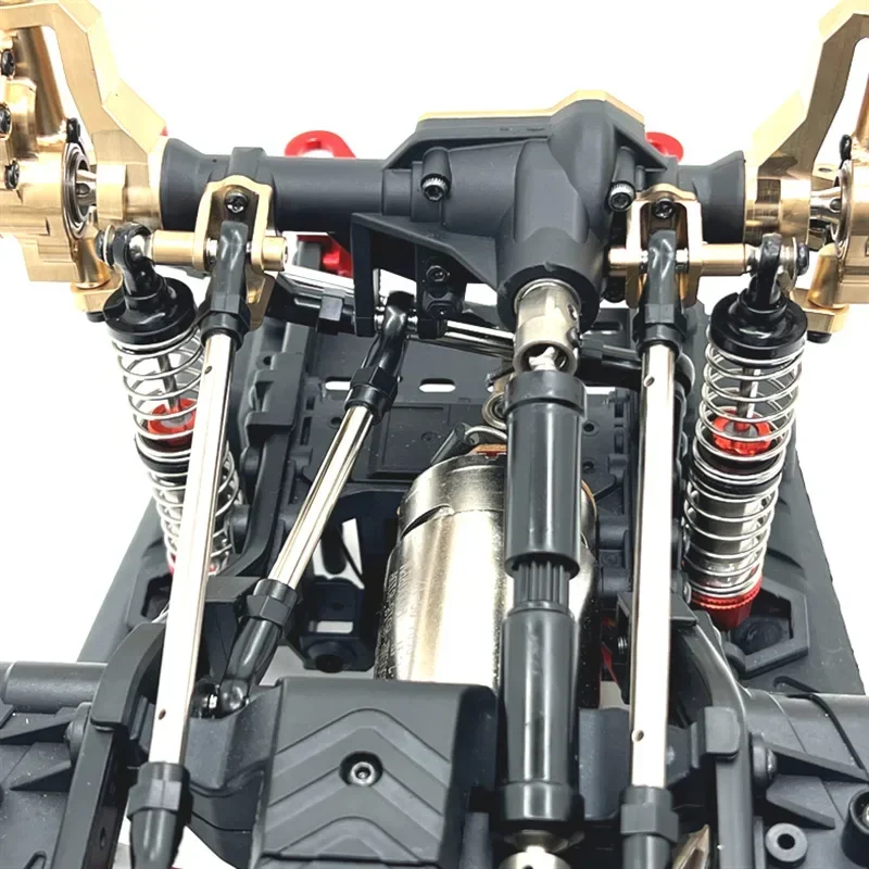 

Front Rear Axle Tie Rod Fixing Components for WLtoys 104006 104010 104020 104026 RC Car Brass Upgrade Accessories
