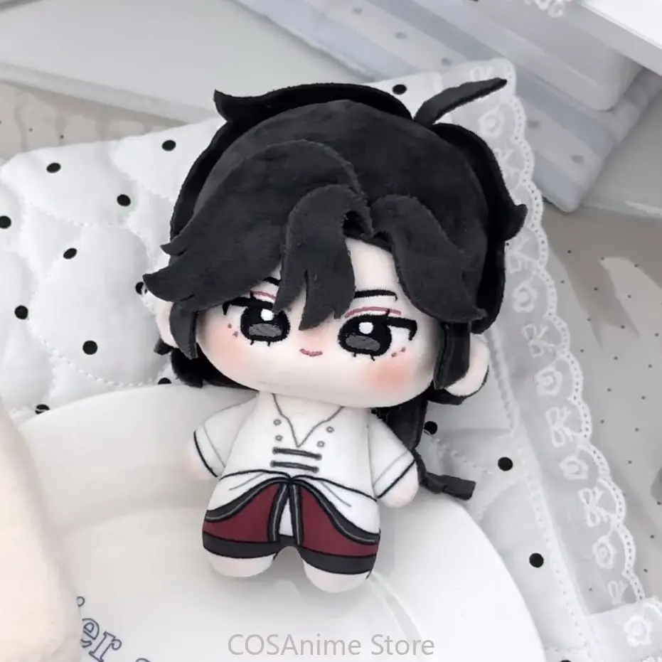 Tian Guan Ci Fu TGCF Hua Cheng Xie Lian, Peluche de Anime de 10 cm, Muñeco de Peluche, Colgante para Bolsa, Llavero de Dibujos Animados, Regalo de Navidad