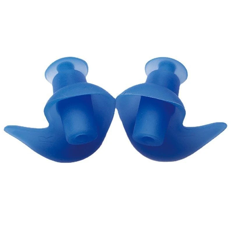 1 Pair Waterproof Soft Earplugs Silicone Portable Ear Plugs Swimming Accessories Durable Earplugs Classic Delicate Texture With