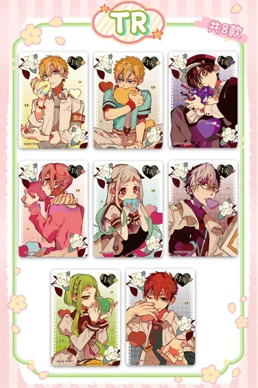 Anime Toilet-bound Hanako-kun Carta originale Regalo di Natale Famiglia Gioco da tavolo Carta da collezione Giocattoli per bambini