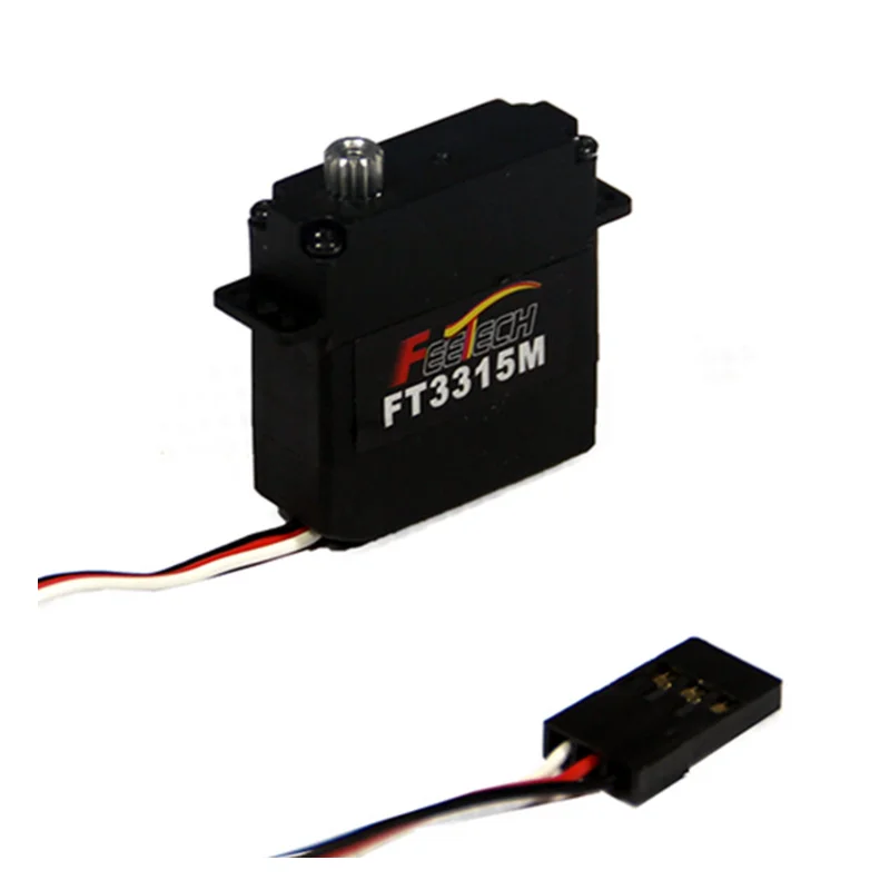 1.9Kg Micro Servo FT3315M Slim Wing Metal Gear Digital Servo 120 Degree Angle for RC Helicopter Toys FPV Pan/tilt Camera Mount