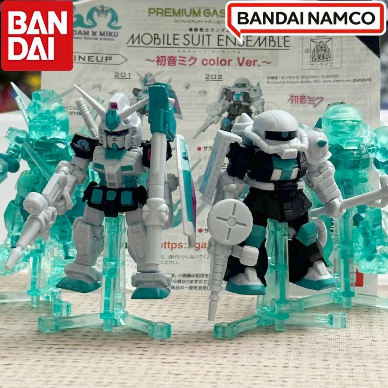 

Original BANDAI GACHAPON x Hatsune Miku Co-branded edition PVC Anime Figures Action Figure Model Toys Christmas Gift