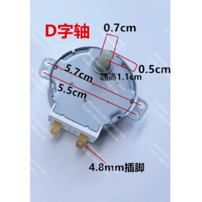 Motor Sincrónico para Plato Giratorio de Horno Microondas AC220-240V, 1 Pieza, para Horno Microondas Galanz 49TYZ-A 4W, Accesorios