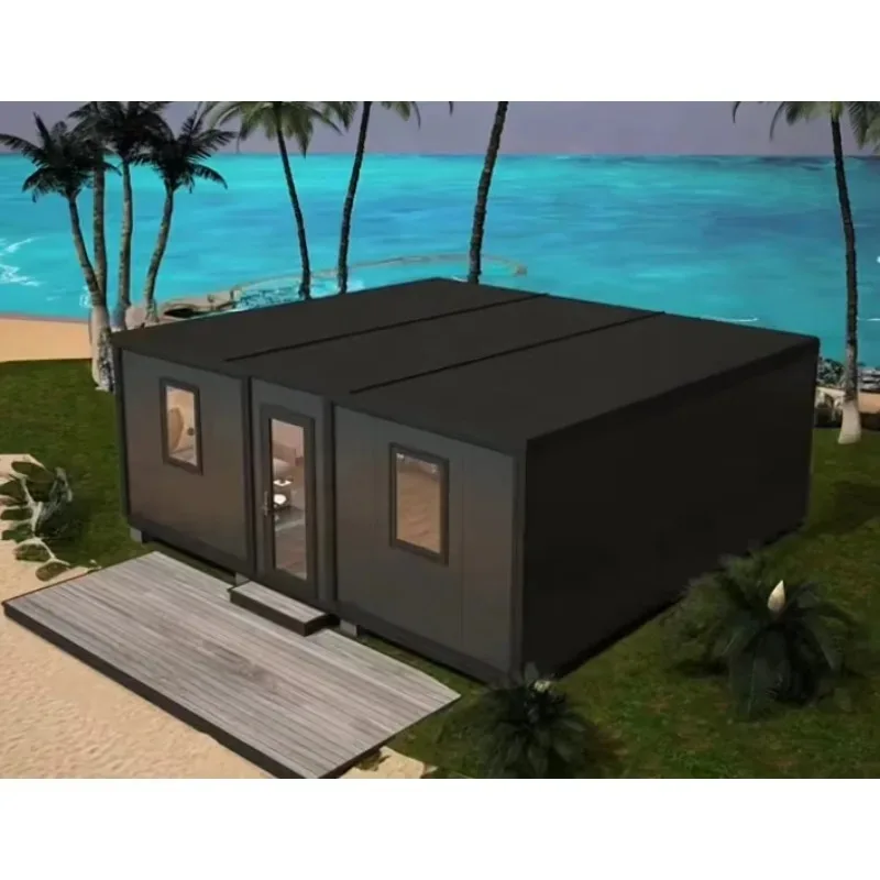 YG Customized Expandable Container Villa 40ft 2025 New Design Prefab House With Full Bathroom Granny Flat House Foldable Pod