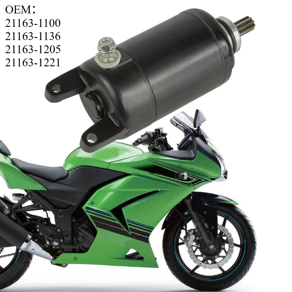 

21163-1100 21163-1136 Starter Motor For Kawasaki EX250 Ninja 250R 1988-1990 For Kawasaki EL250 Eliminator 250 1988-1989