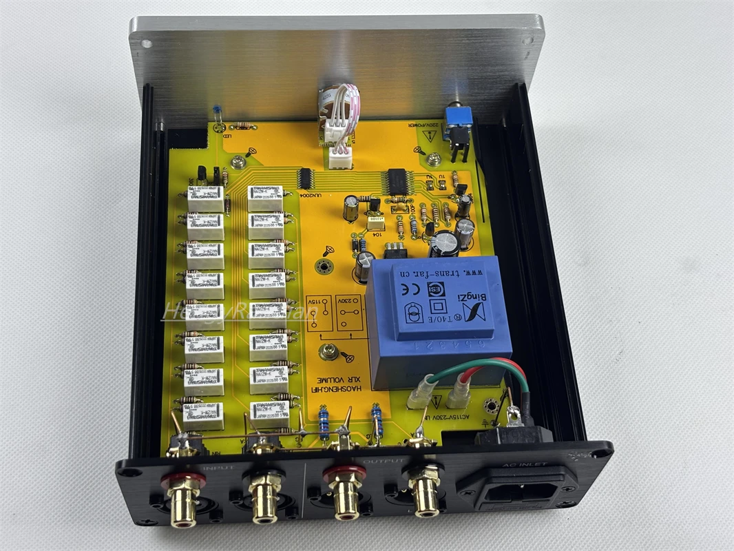 Advanced R2R Relay Volume Controller/Balance Potentiometer/Balance Preamplifier/Passive Preamplifier 1GND 2+ 3-