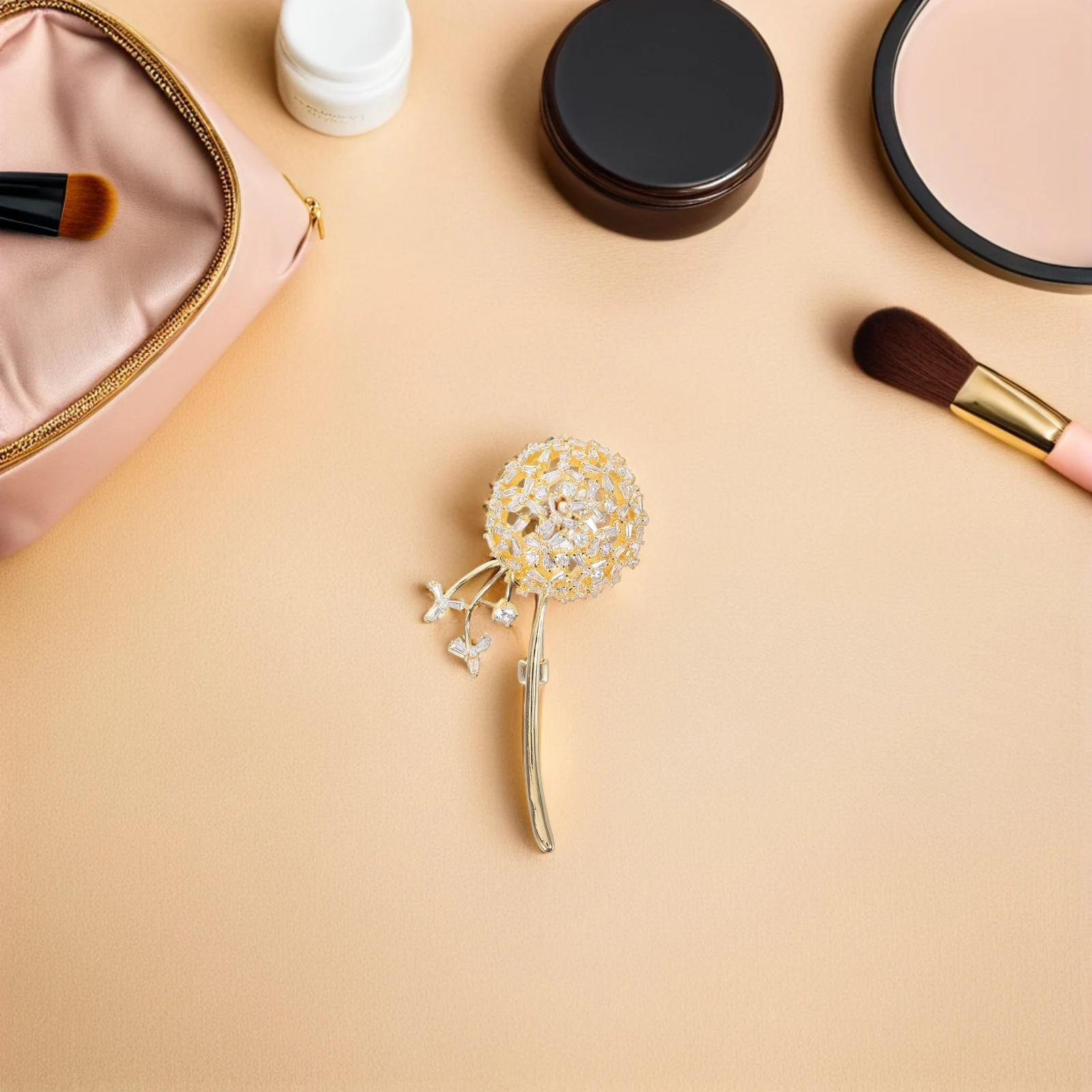 

Dandelion Decorative for Women Clothes Jewelry Golden Dandelion Suit Accessories Lapel Pin Brooch Decor Brooch