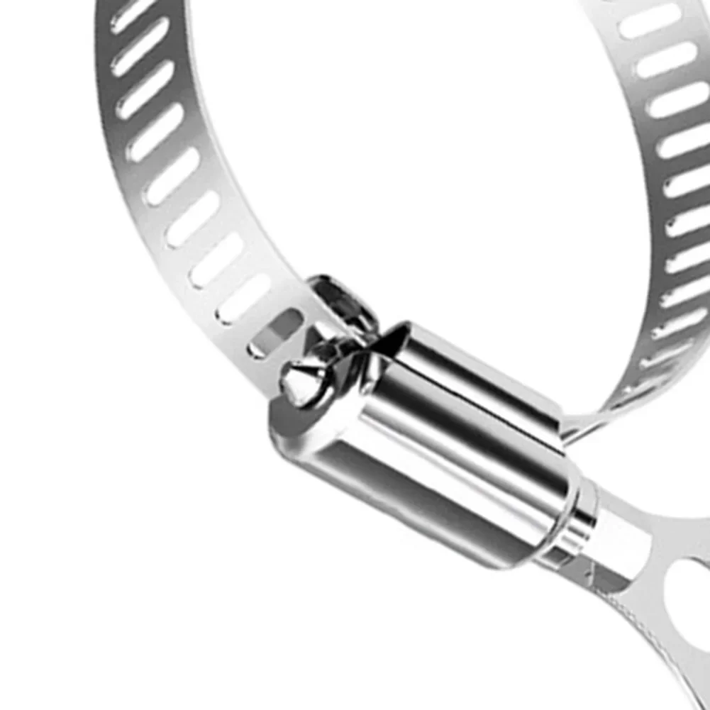 Stainless Steel Adjustable Hose Clamps For Securing Hoses Pipes And Tubes In Harsh Environments Without Rust Or
