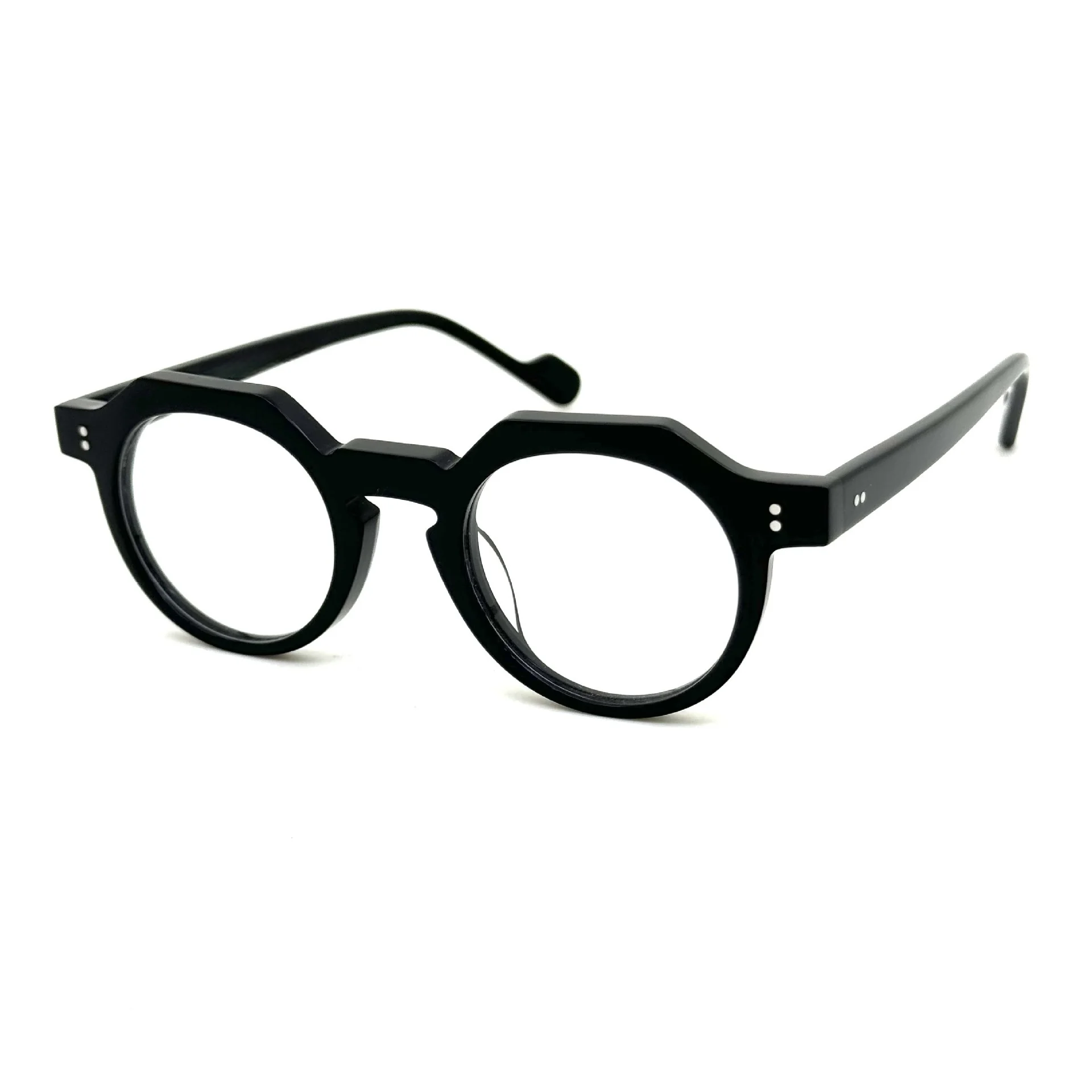 Belight  France Design Acetate Peach Shape Colorful Combine Color Geometry  Acetate Eyewear Men Women Eyeglasses DAYLEWIS