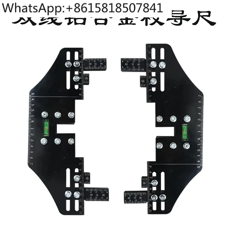 

Лифтовая калибрующая линейка с двойной линейкой, калибрующая линейка, поддон для поиска линейки, направляющая для инструментов для однолинейного позиционирования