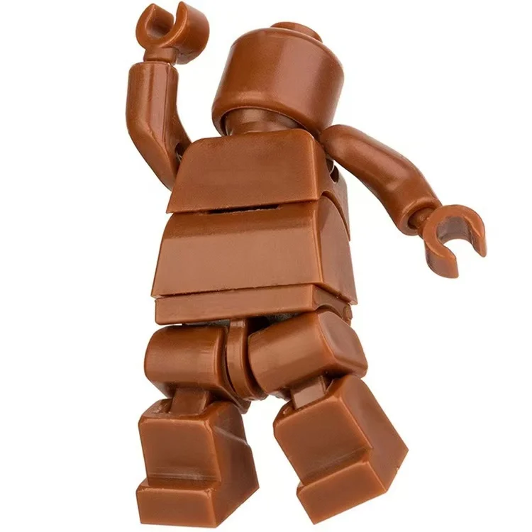 Eine Figuren-Bausteine-Figur mit einer Größe von 1,77 Zoll, beweglichen Gelenken und mehreren Farben zur Auswahl, Festivalgeschenk.