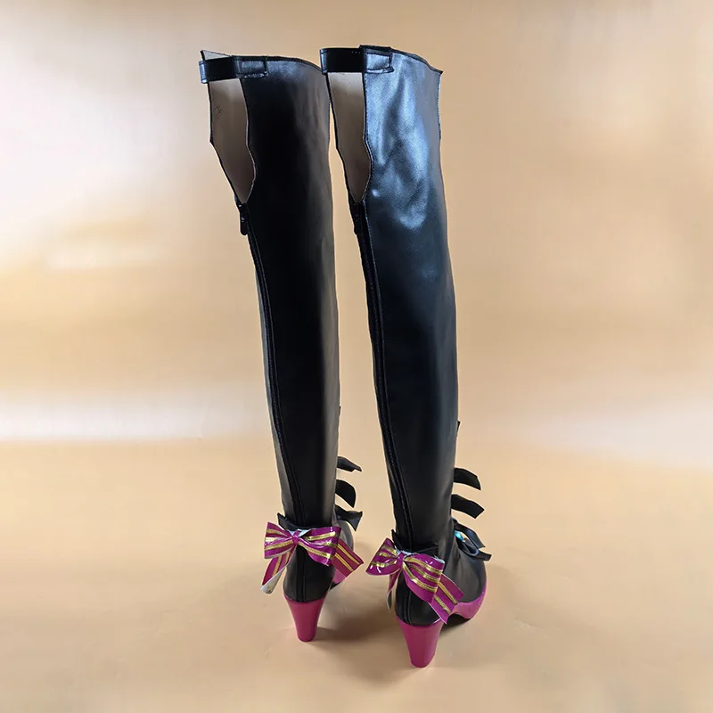 Yu CosplayStore Wuthering Waves Corletta Cosplay Schuhe Halloween Uniform Party Maßgeschneiderte Jungen und Mädchen Kunstleder Schuhe
