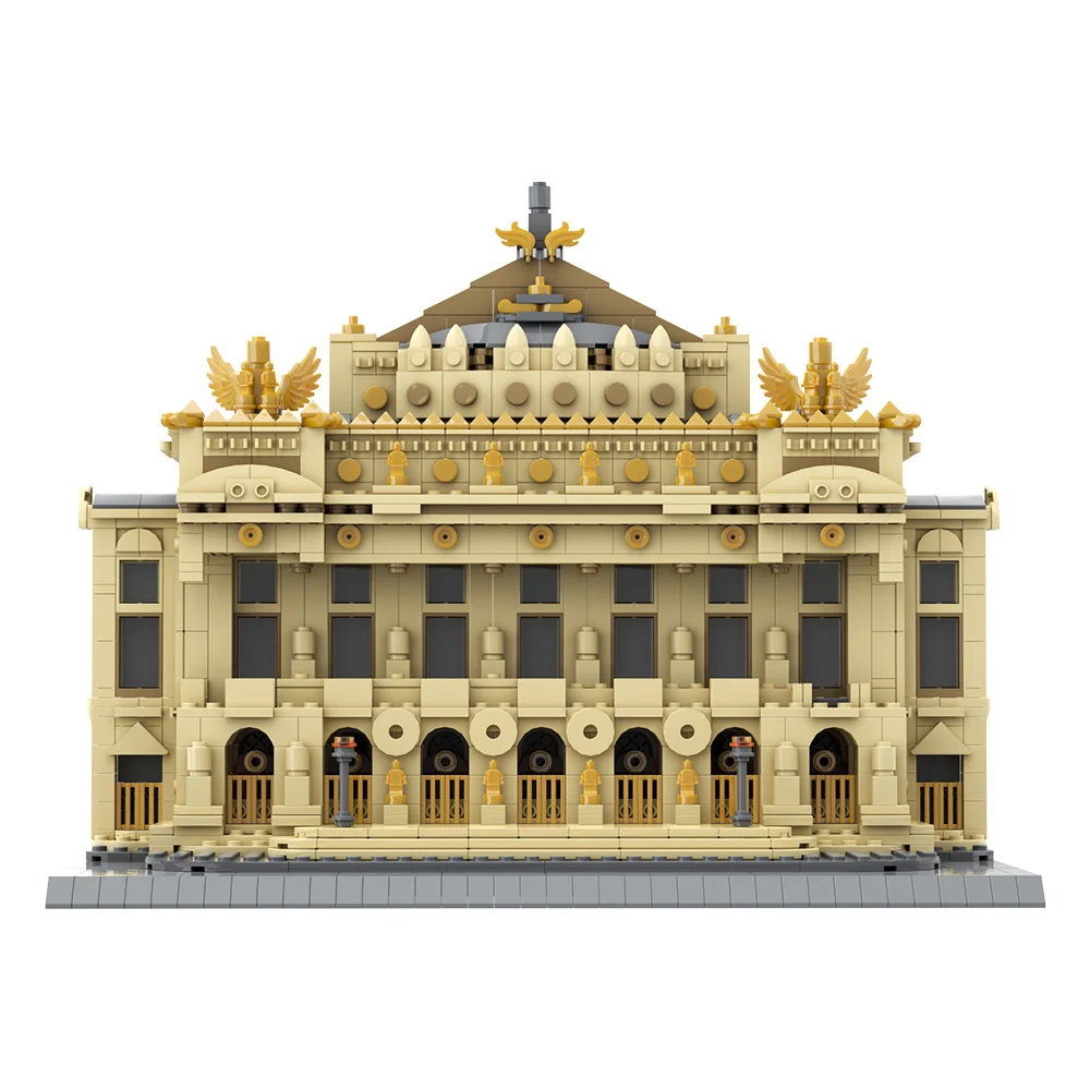 Gobricks MOC célèbre les Palais Garniers blocs de construction modèle Paris opéra rue vue Architecture briques assemblé jouet enfant cadeau