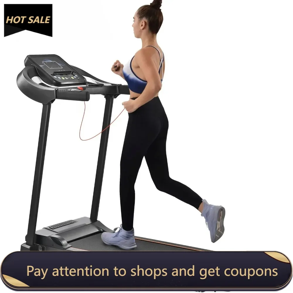 

Folding Electric Treadmill with Incline 2.5HP Energy Saving Motor12 Preset Programs Running Walking Jogging Machine Freight free