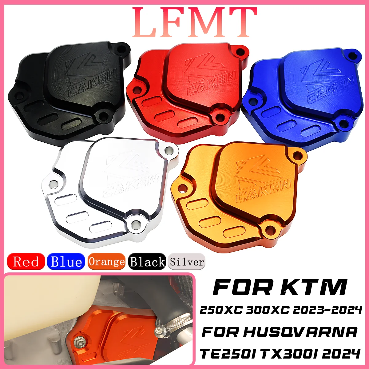 

Motocross Exhaust Valve Control Cover For KTM XC SX XCW WXC Six Days TPI Husqvarna TE TC TX 250 300 2014-2021 Dirt Pit Bike