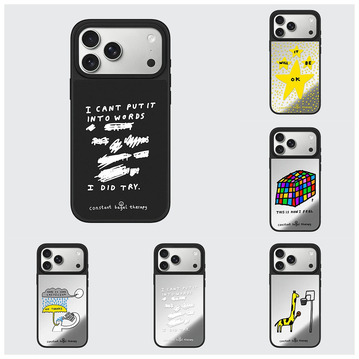 I Can't Put It Into Words Pattern Mirror Surface Magnetic Phone Case Cover for IPhone 13 14 15 16 17 18 Pro Max Case