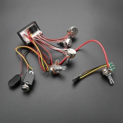 Prewire Bass Preamp Circuit Pickup Active Passive EQ Equalizers for Active Bass Pickup Guitar Wiring Harness Bass Pickup