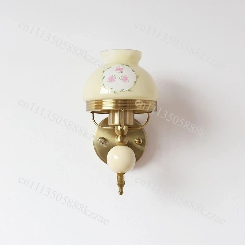 Medieval French Romantic Master Bedroom Living Room Wall Light Bauhaus Bedhead Nordic Retro Staircase Light