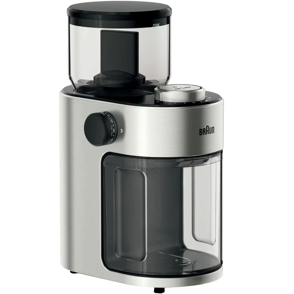 Electric Burr Coffee Grinder, Easy-Clean Design, Edges an Antistatic Coating, Kitchen Appliances