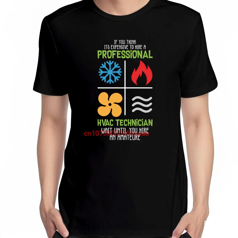 

Hvac Technician Отопление Охлаждение Модные графические футболки Летние новые рубашки и футболки Унисекс Хлопковые футболки с короткими рукавами