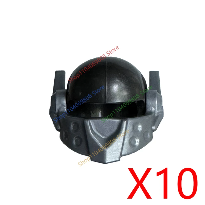 MOC Mittelalterlicher Ritter Figur Bausteine Zubehör Helm Maske Rüstung Jäger Umhänge Scheide Speer Mini-Bausteine Spielzeug Geschenke N24