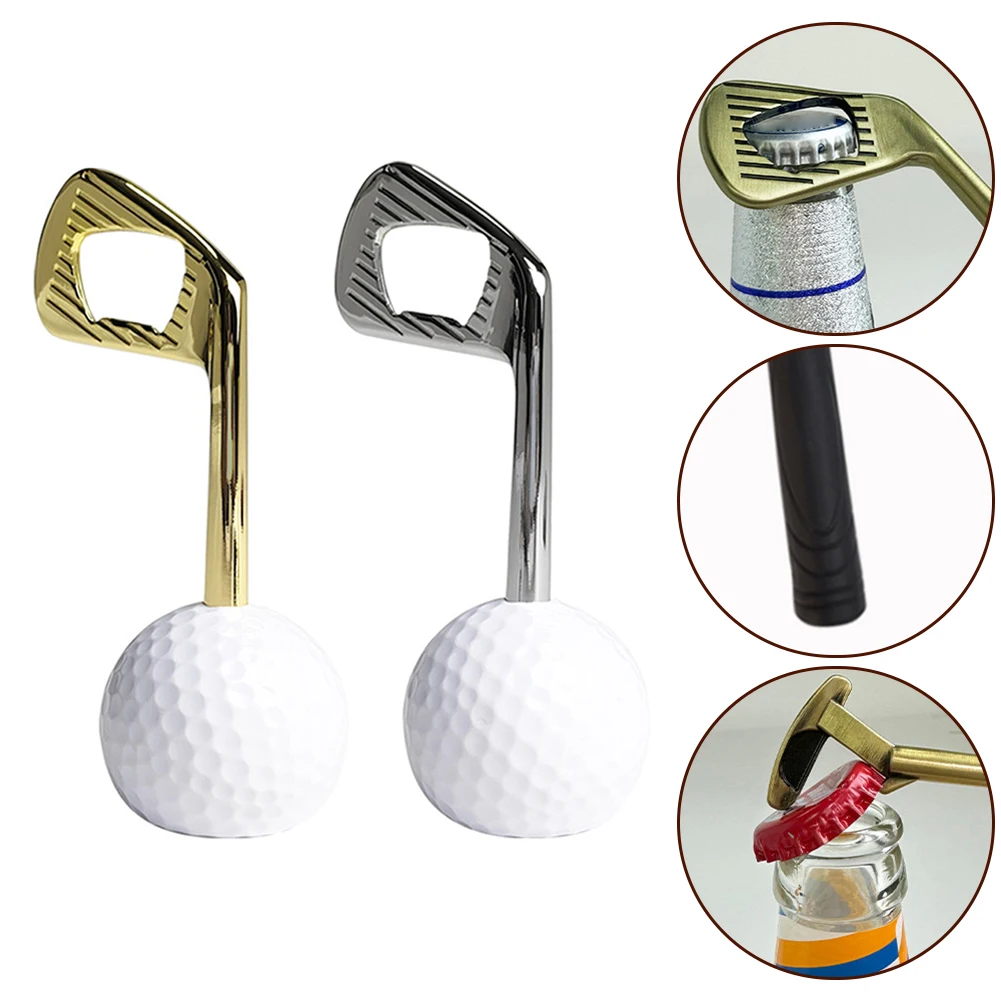 Multifunctionele Zinklegering Nieuwigheid Bierflesopener Voor Golfclub Vorm Voor Golfclub Flesopener Voor Buitenfeesten