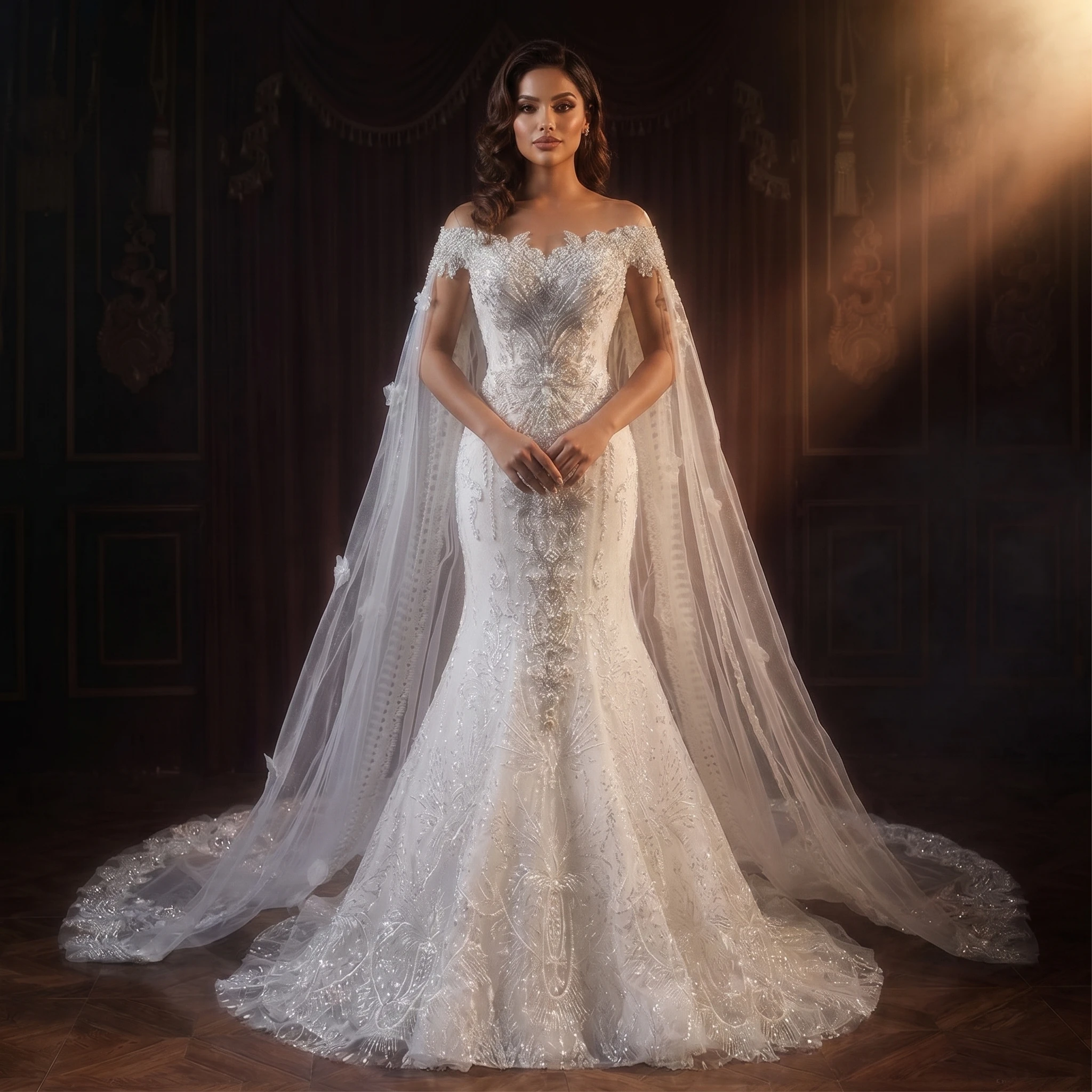 2026 Mermaid Wedding Dress Short Sleeves Lace Beading Bride Dresses Customized High Quality Princess Women Clothing vestidos de