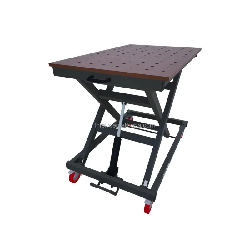 Xiangyin Workbench Electrical Air Hydraulic Motorcycle Lift Table Hydraulic Goods Lift Table