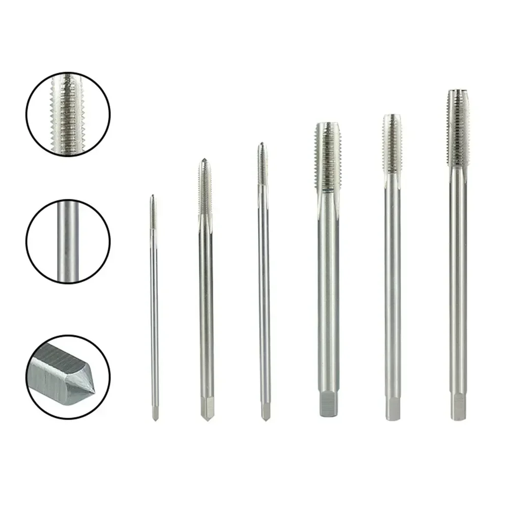 Metric Machine Thread Tap s Hss 90-M8-M12 Long    For Metallurgy Tools Straight Flute Screw