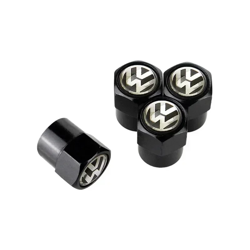 For Volkswagen Polo Golf 5/6/7 Passat B5/B6/B7 Touran Bora Jetta Beetle GTI Rline CC Tire Valve Cover Tire Valve Cap Accessories