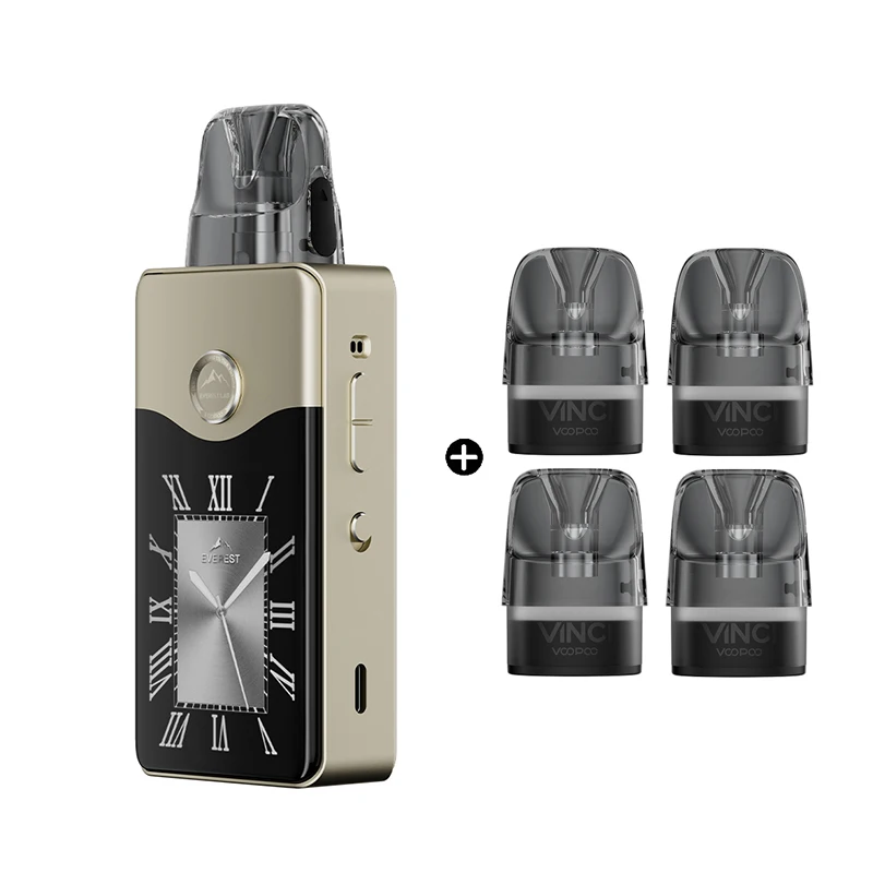 الأصلي VOOPOO VINCI E120 Kit 120W Vape 4500mAh Pod Mod + 2 قطعة DTL & 2 قطعة MTL 5 مللي VINCI PnP X خرطوشة فارغة E السجائر Vaper