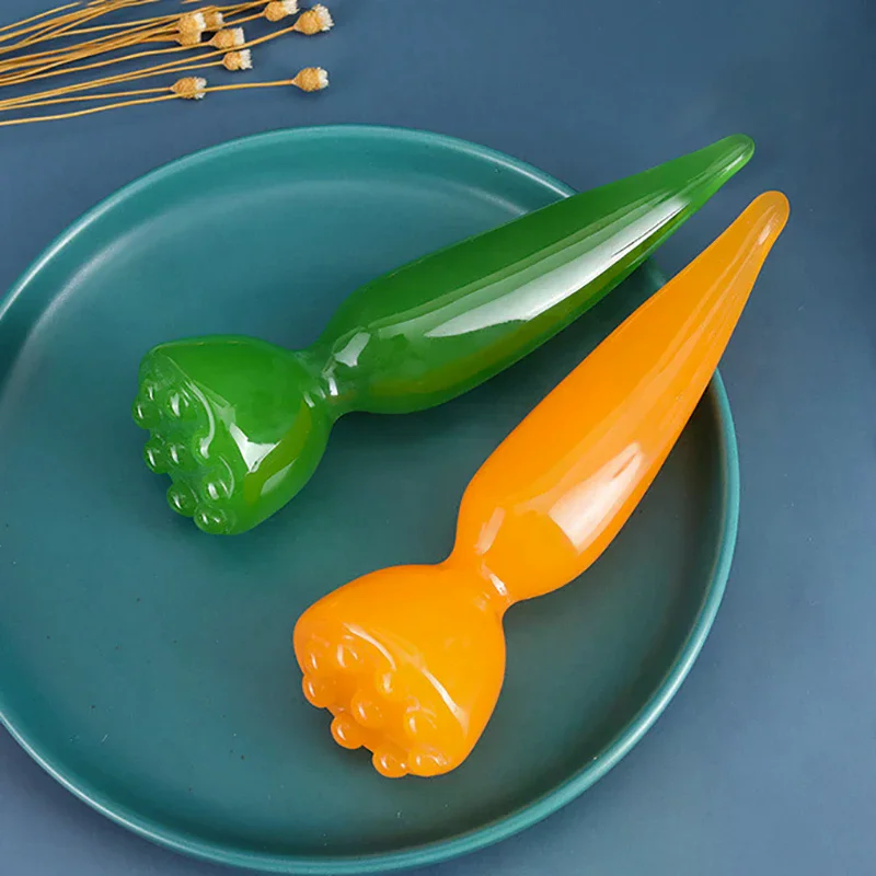 

Face Massage Tools Eyes Acupunctur Point Pen Gua Sha Face Skin Care Massager Sticks Lotus Seedpod Shape Facial Lifting Beauty