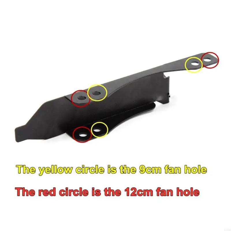 F3KE PCI SLOT Cracket 1Set Black Slots Mount Mount Rack для видеокарты охлаждение DIY