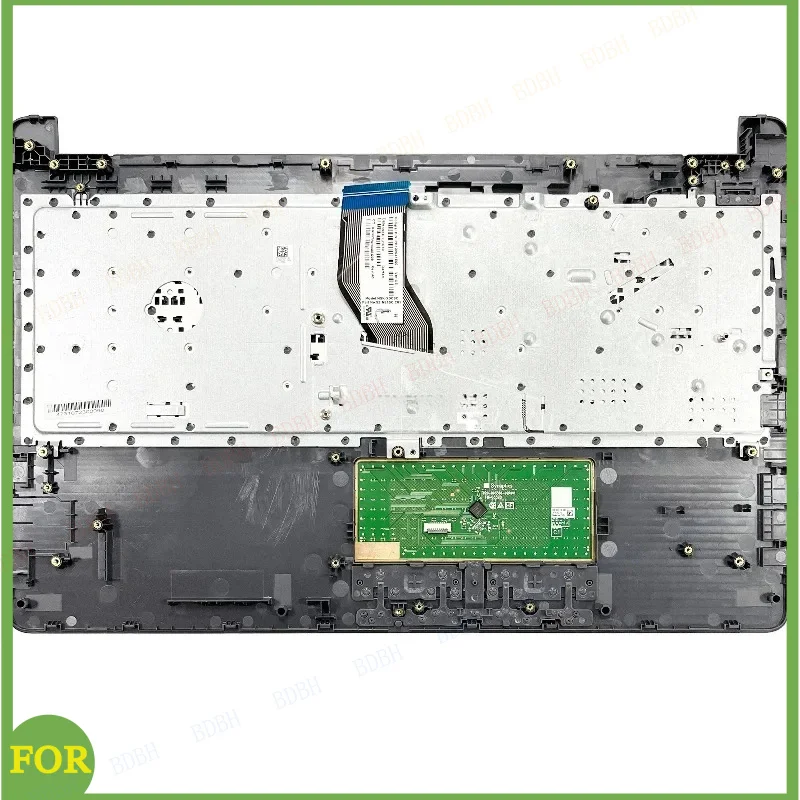 New Top Case Keyboard For HP 15-BS 15-BR 15-BW 15T-BR 15Q-BU 15T-BS 15Z-BW 250 255 G6 TPN-C129 C130 Laptop Palmrest Cover Grey