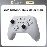GuliKit KK3 Bluetooth Gamepad，Wireless Controller with TMR Joystick Hall Effect Tiggers for Nintendo Switch Windows Android iOS