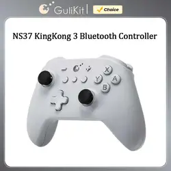 GuliKit KK3 Bluetooth Gamepad,Wireless Controller with TMR Joystick Hall Effect Tiggers for Nintendo Switch Windows Android iOS