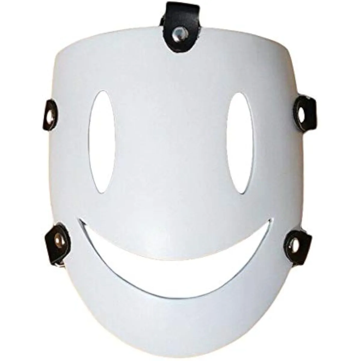 High-Rise Invasion Angel Mask Sniper White Smiley Face Masks Halloween Anime Comic Killer Maid Mask Cosplay Costume Accessories