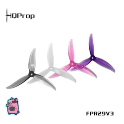 HQPROP R29V3 5.1-inch Props (2 Pairs), 2CW+2CCW, Lightweight for Freestyle & Long-Range
