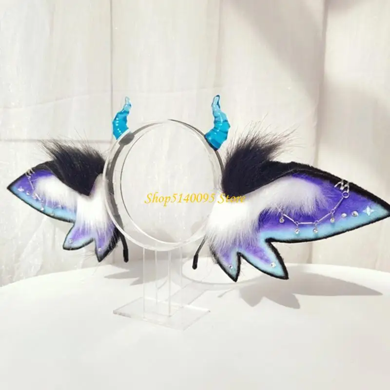 Dxae cartoon katten hondenoren kostuum accessoire cosplay cosplay haar accessoires thema feest hoofdband voor festivals en