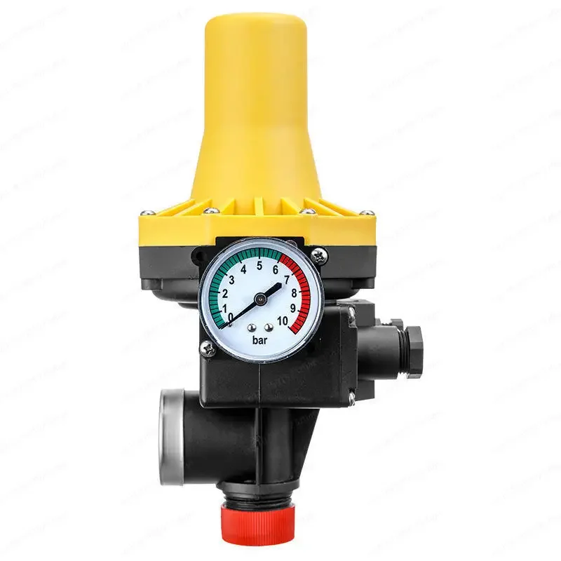Automatic Water Pump Pressure Controller, Auto Start Stop Switch with Dry-Run Protection for Home Use