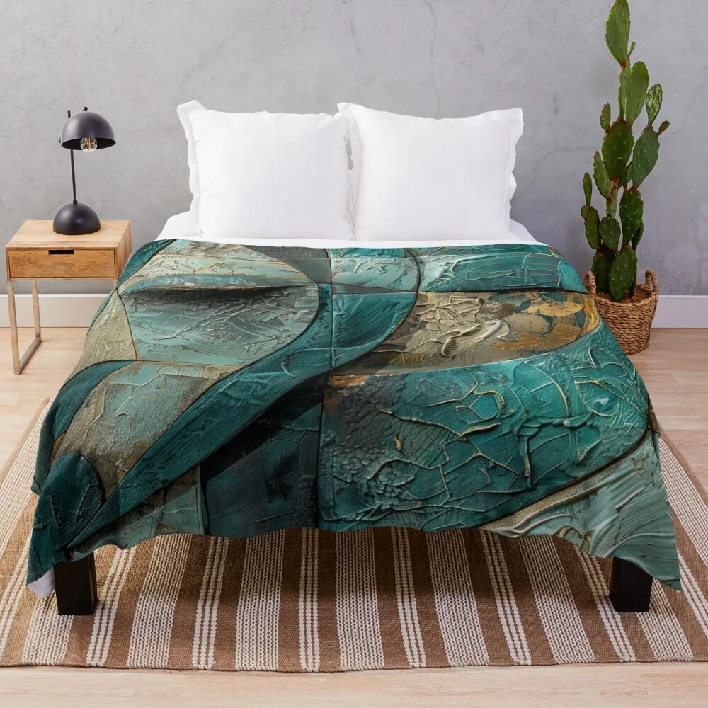 

Deceptive Balance Throw Blanket Comforter Beach For Sofa Thin Polar Blankets