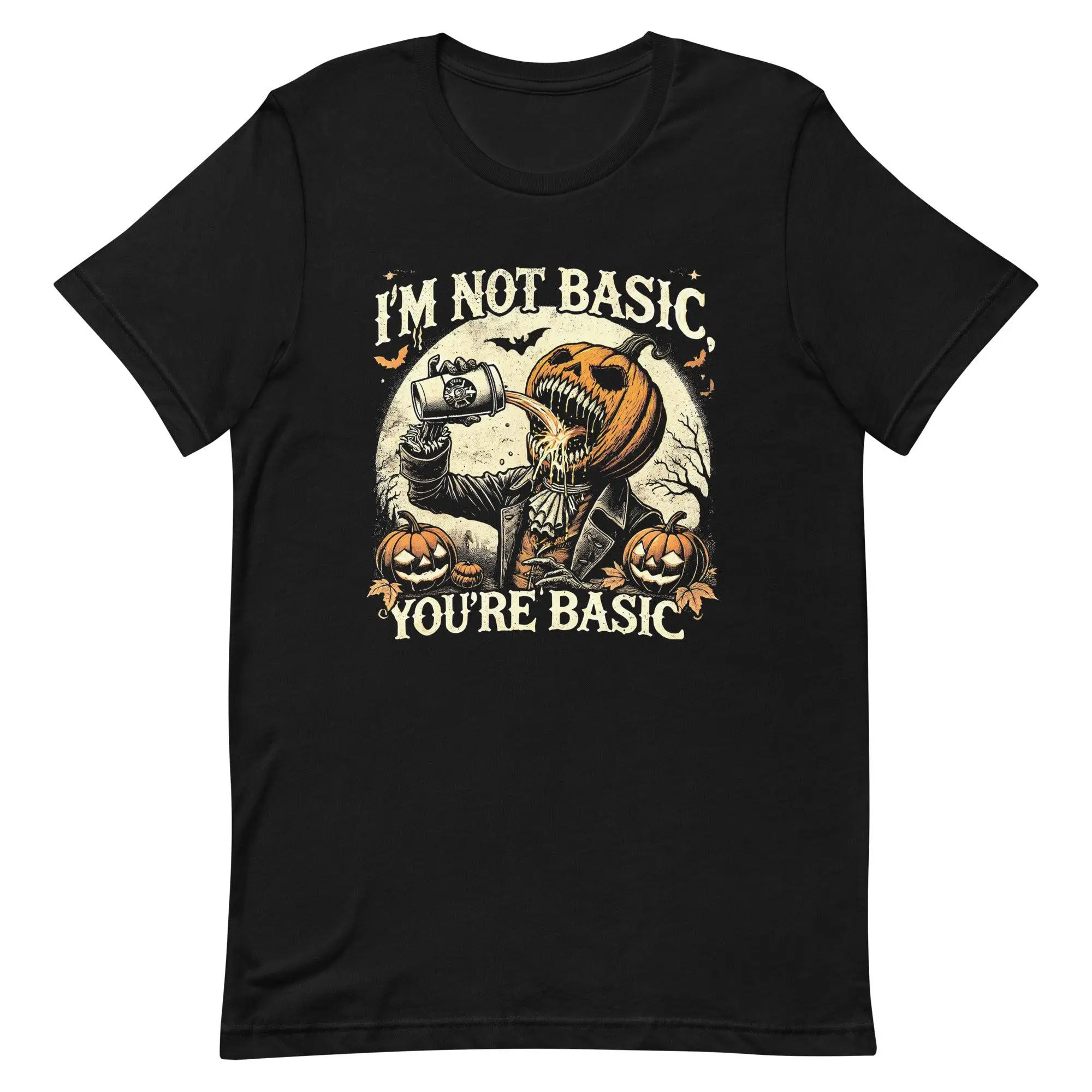 

Футболка унисекс «I'm Not Basic You're Basic», удобная и мягкая, дышащая, модная забавная мужская одежда, мужская футболка в стиле хип-хоп