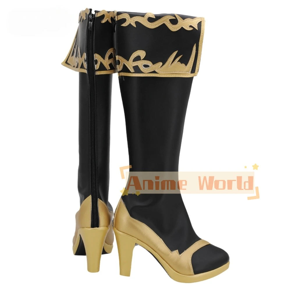 Gioco Miss Fortune The Bounty Hunter Scarpe cosplay Stivali su misura