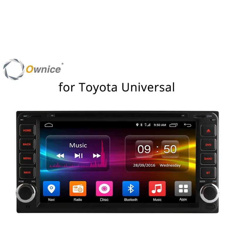 

Ownice Android 6.0 Octa 8 Core 2G RAM car dvd player for Toyota Hilux VIOS Old Camry Prado RAV4 Prado 2003-2008 4G LTE Network