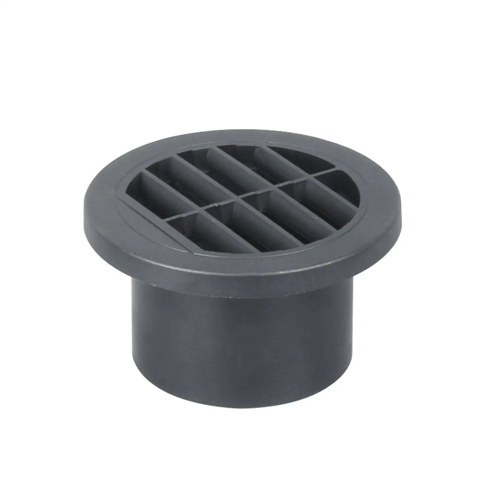 Warm Air Vent Outlet Replace Parts, 75mm Car Heater Ducting Accessories, Easy Installation, Round Black