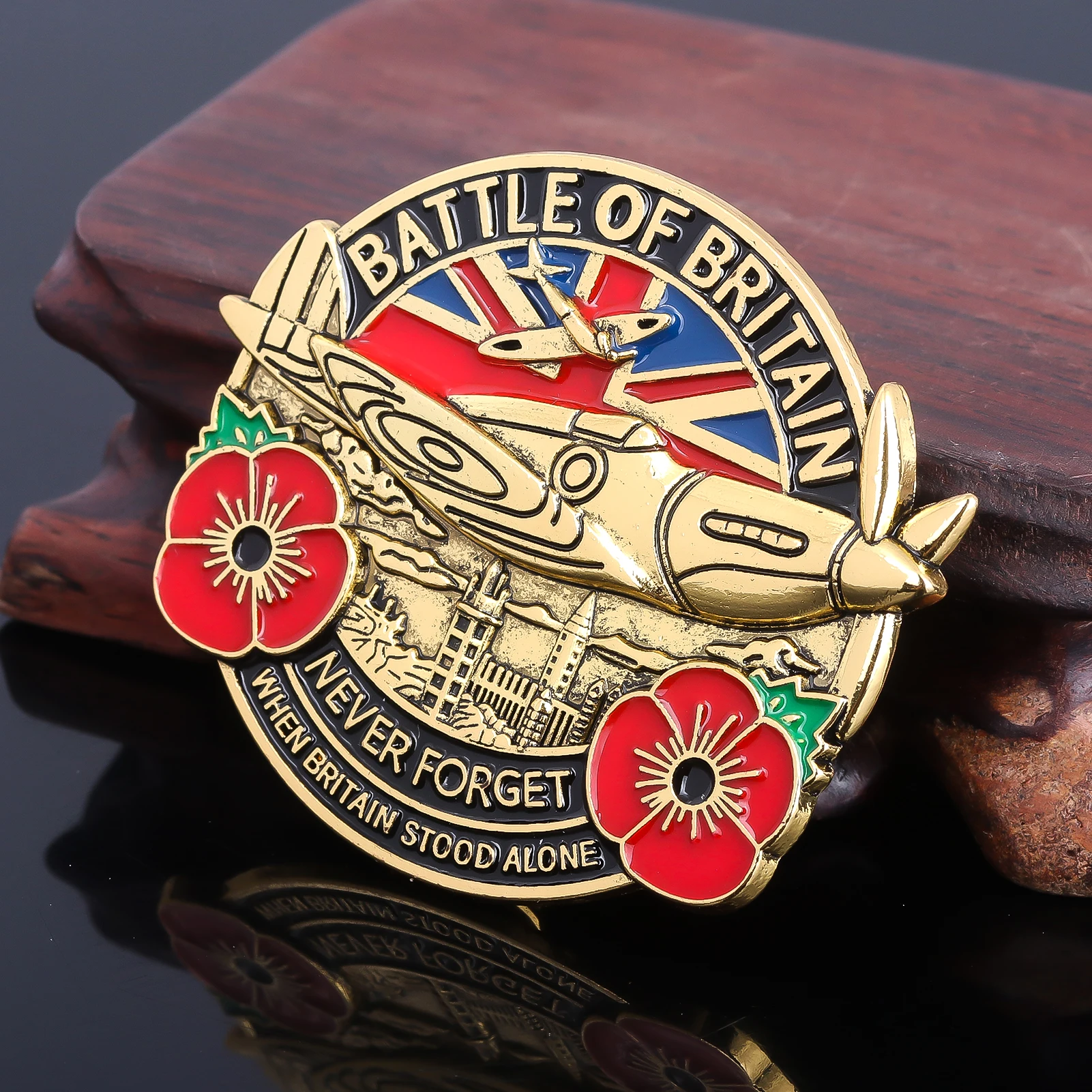 Battle of Britain Commemorative Pins Brooch 1940-2024 Battle of Britain Never Forget Anniversary Badge Brooch Souvenir Gift